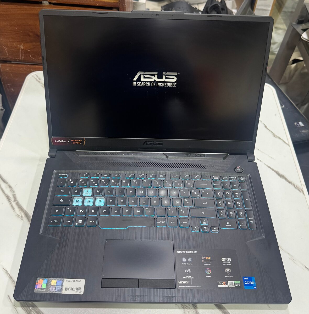 asus tuf gaming f17 i7 11th