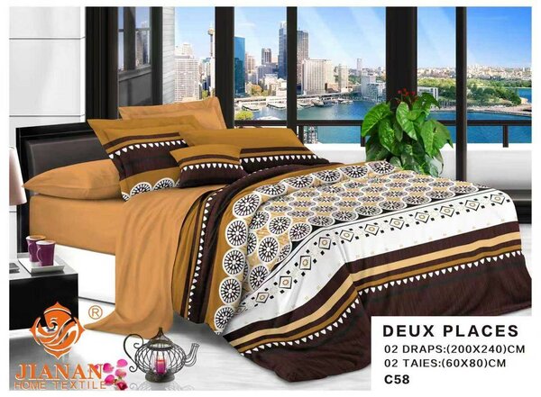 Draps de lit imprimés