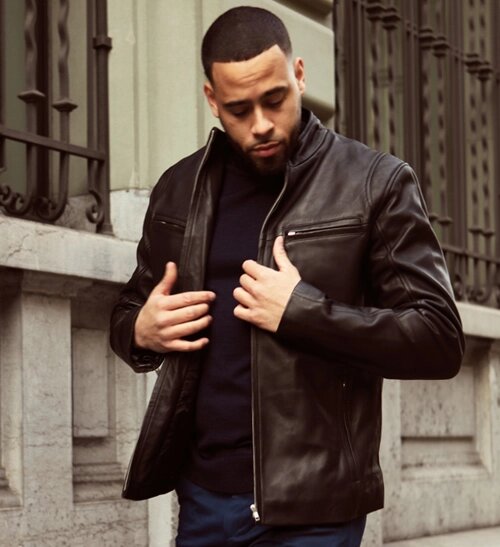 Leather jacket