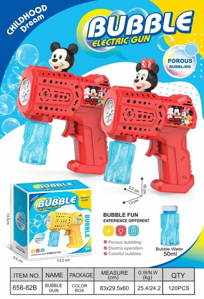 Pistolet à bulles électrique