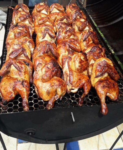 Poulet de chair assaisonné