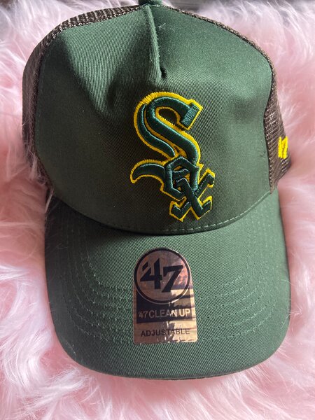 Casquette verte sport ajustable