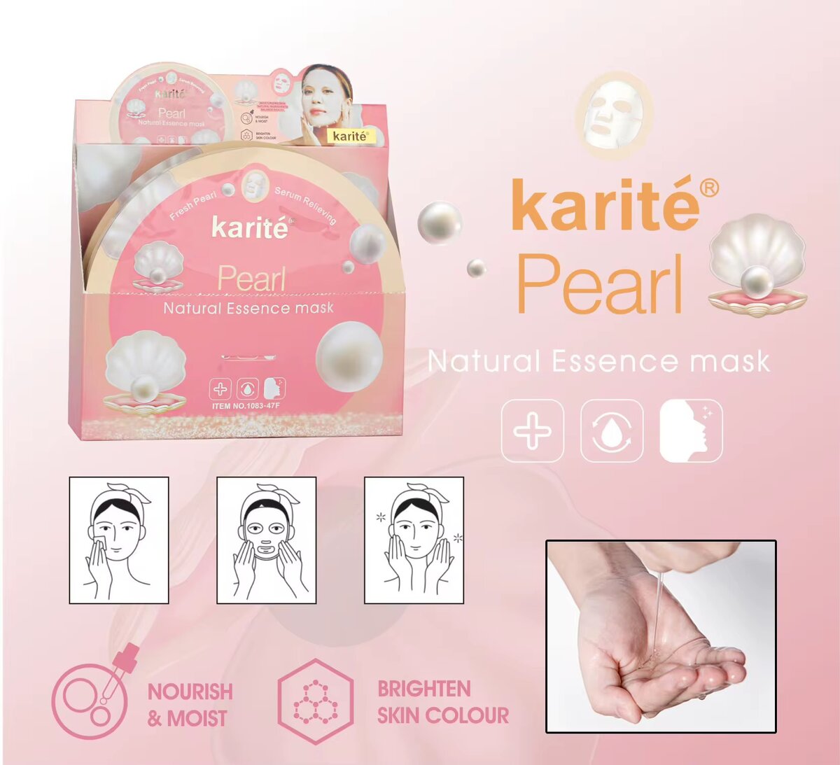 Masques Visage Charbon et Perle