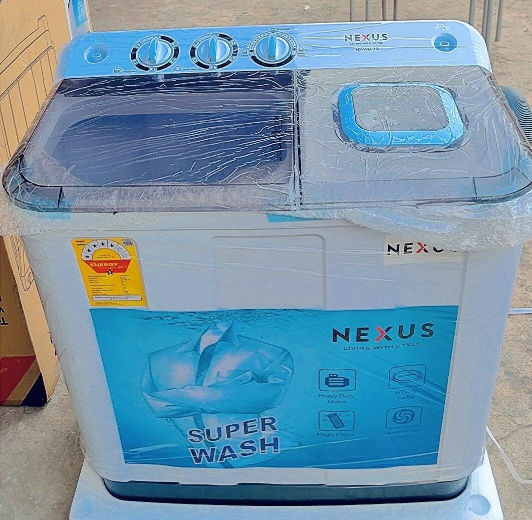 *Nexus* Twin tub semi automatic washing machine Size 7KG Pri