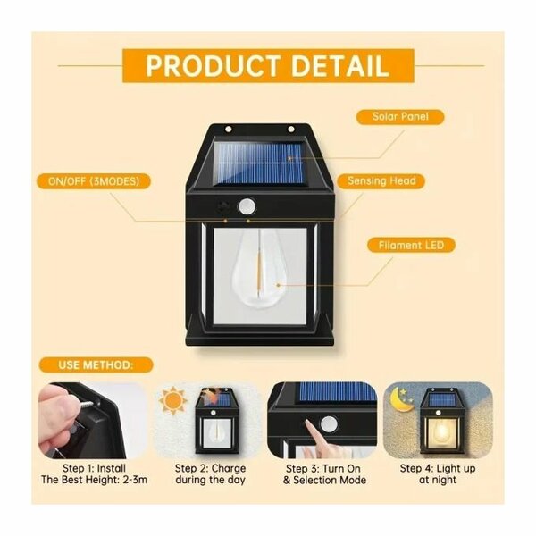 Applique Solaire Extérieure LED