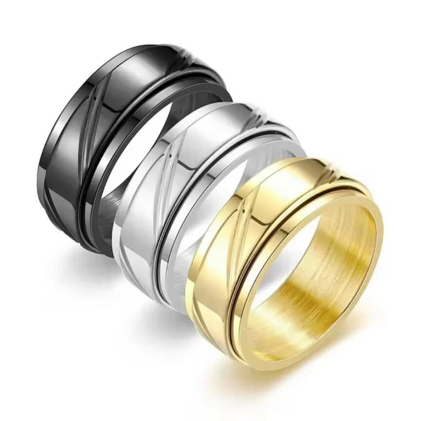 Bague Homme Acier Inoxydable