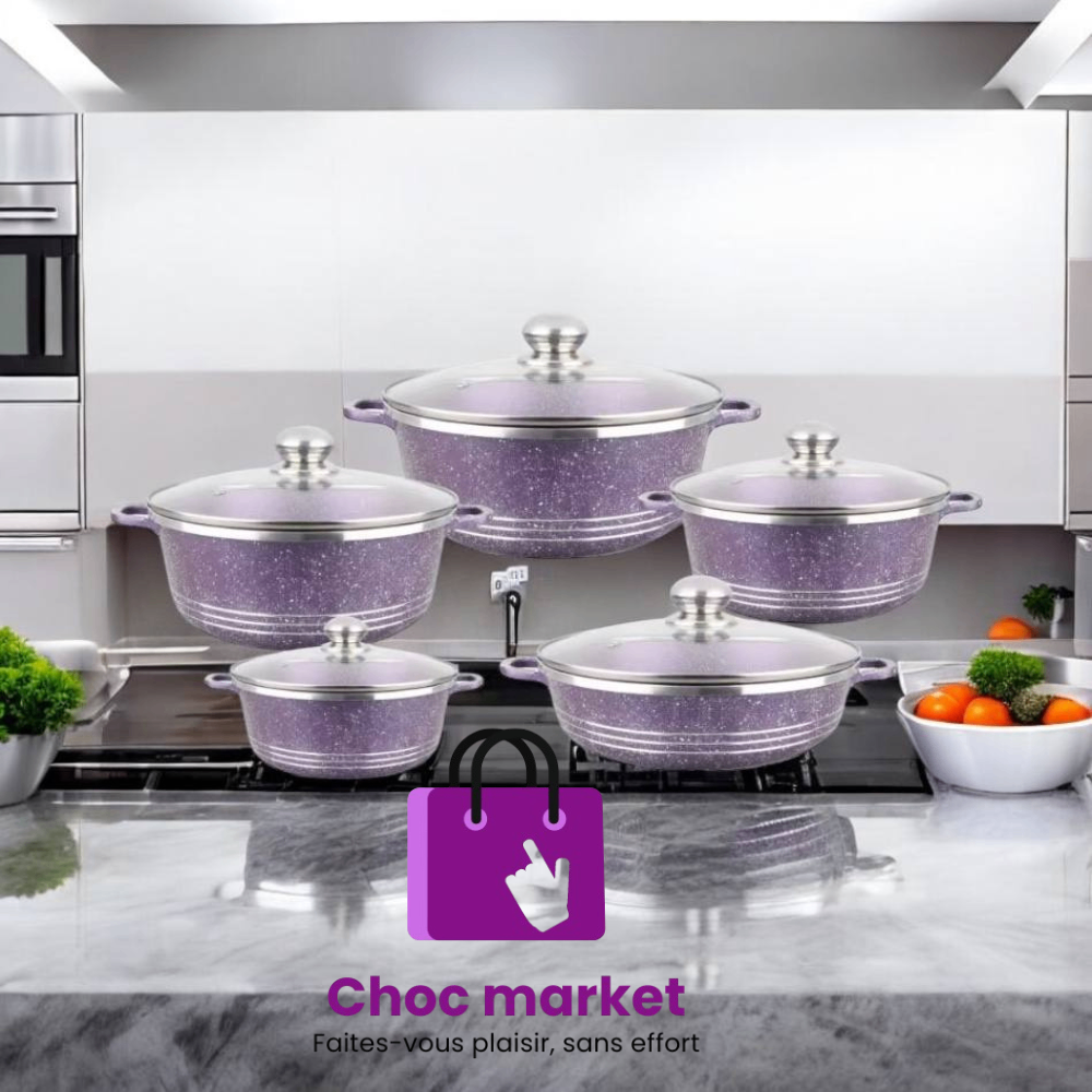 Casseroles anti adhésif 5 lots