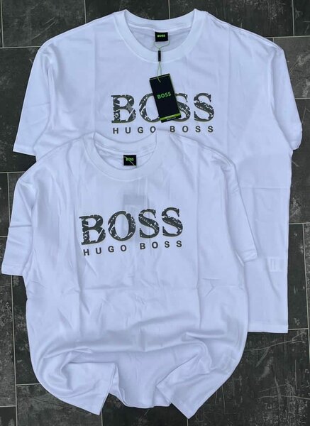T-shirt BOSS Blanc Casual Chic