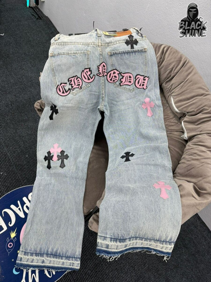 Jean homme décontracté croix