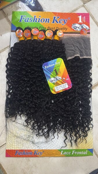 Tissage Frontal Bouclé Fashion Key