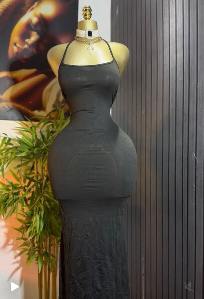 Robe Longue Élegante Noire