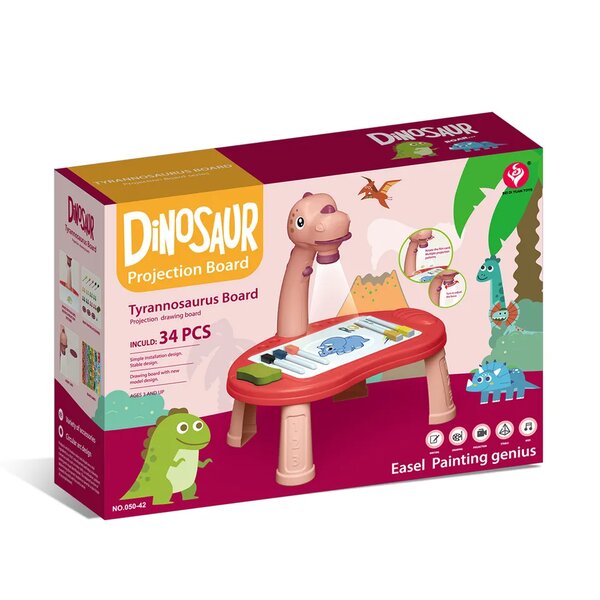 Tableau de projection dinosaure