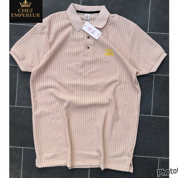 Polo homme à rayures élégante