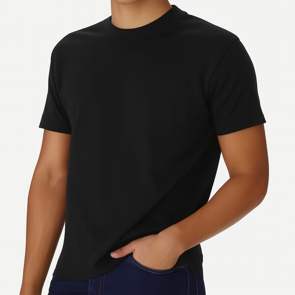 T-shirt basique noir homme