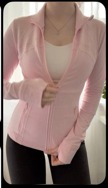 Women's Pink Zip-Up Jacket