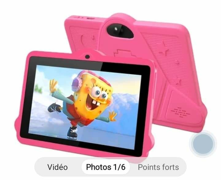 Tablette Enfant Protection Résistante