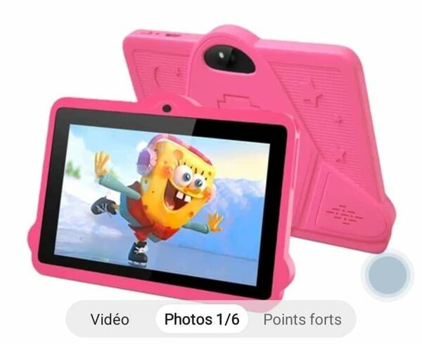 Tablette Enfant Protection Résistante