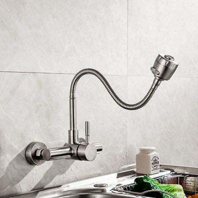 Robinet cuisine flexible en acier inoxydable