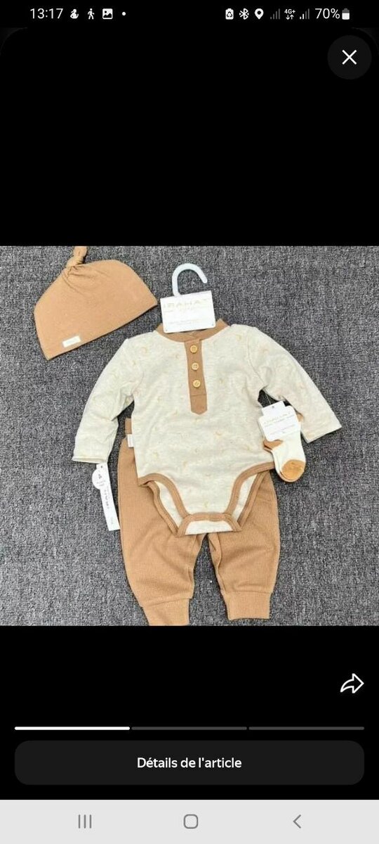 Ensemble de vêtements pour bébé