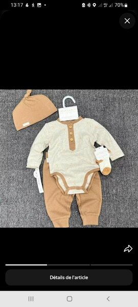 Ensemble de vêtements pour bébé