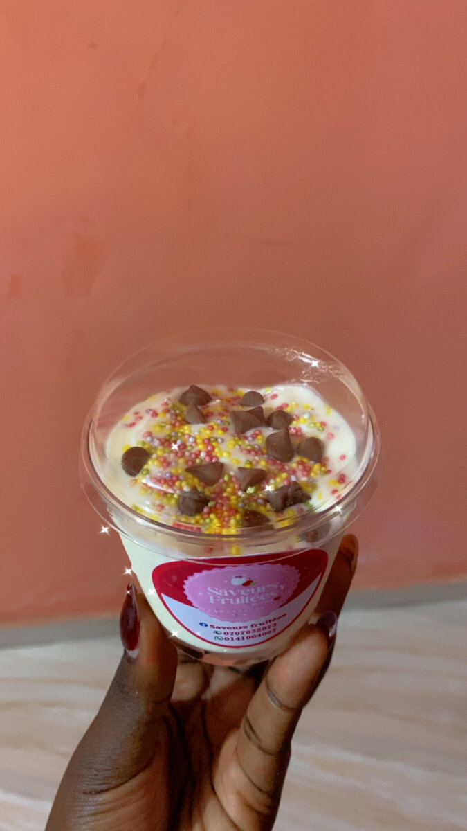 Dessert crémeux aux fruits