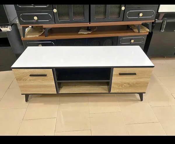 Meuble TV moderne bois et métal