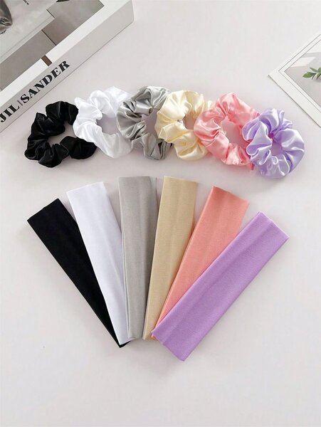 Ensemble de chouchous et bandeaux