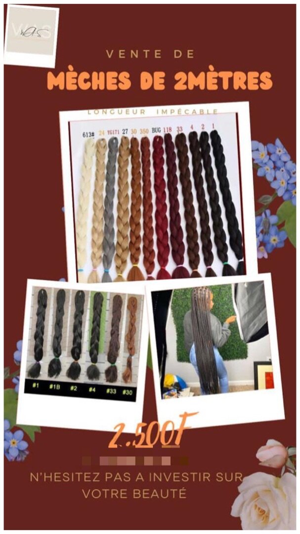 MÈCHE DE 2METRES (80inch)