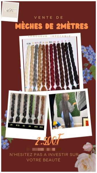 MÈCHE DE 2METRES (80inch)