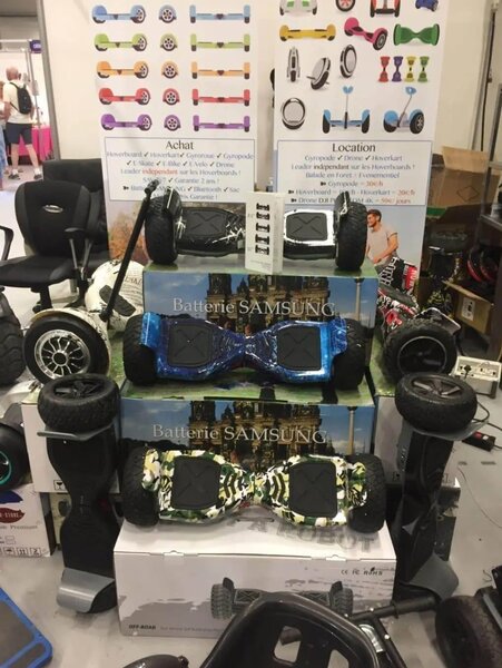 Hoverboard tout-terrain LED