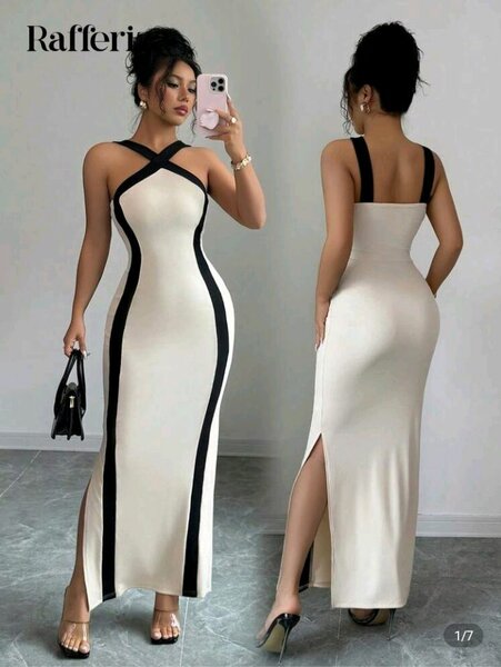 Robe élégante dos nu