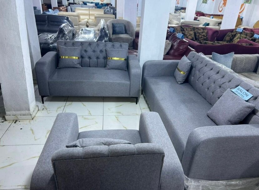 Canapé d'angle en cuir