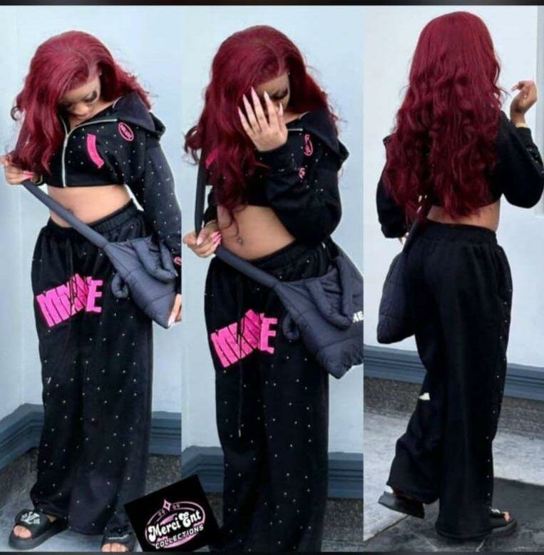 Survêtement Femme à Capuche Noir