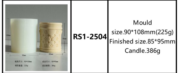 LV candle mould for all your candles works