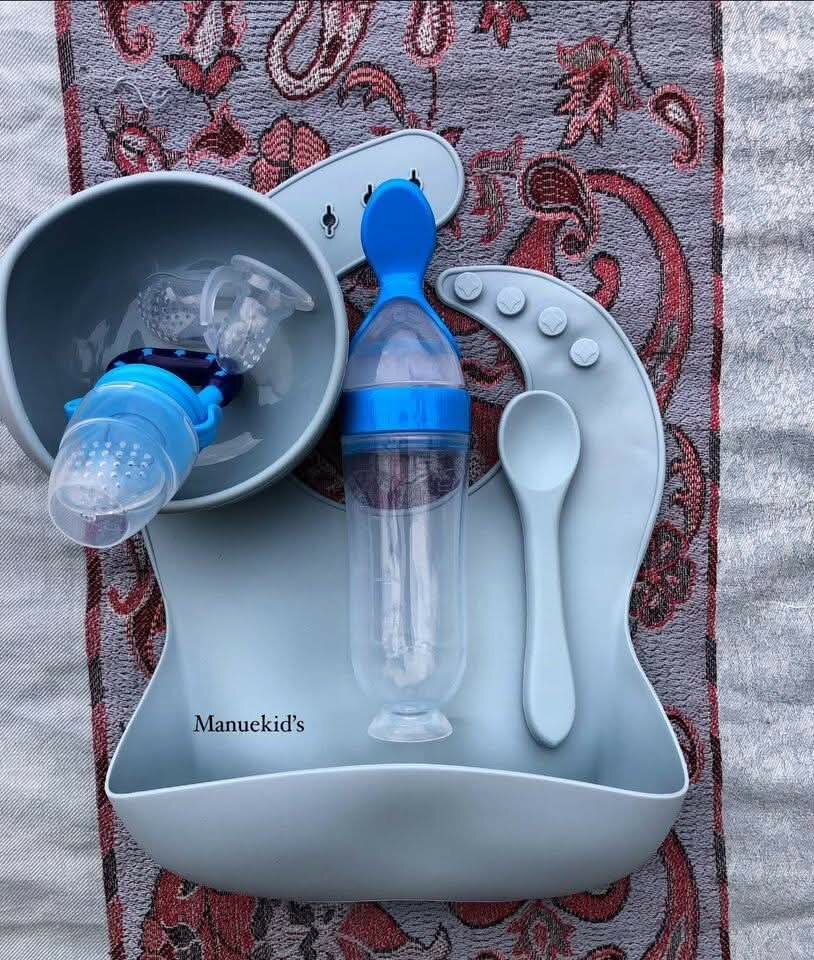 Ensemble Vaisselle Bébé Silicone