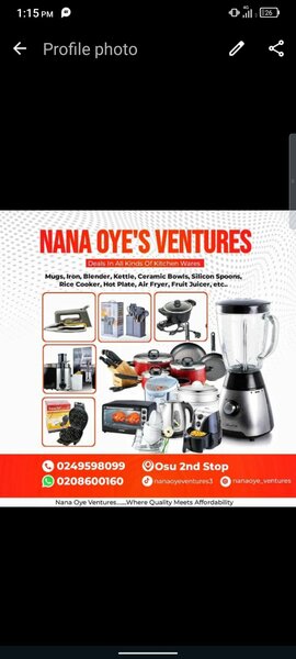 Nana Oye's Ventures