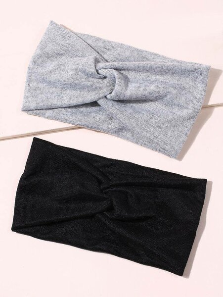 Bandeaux en tricot torsadés