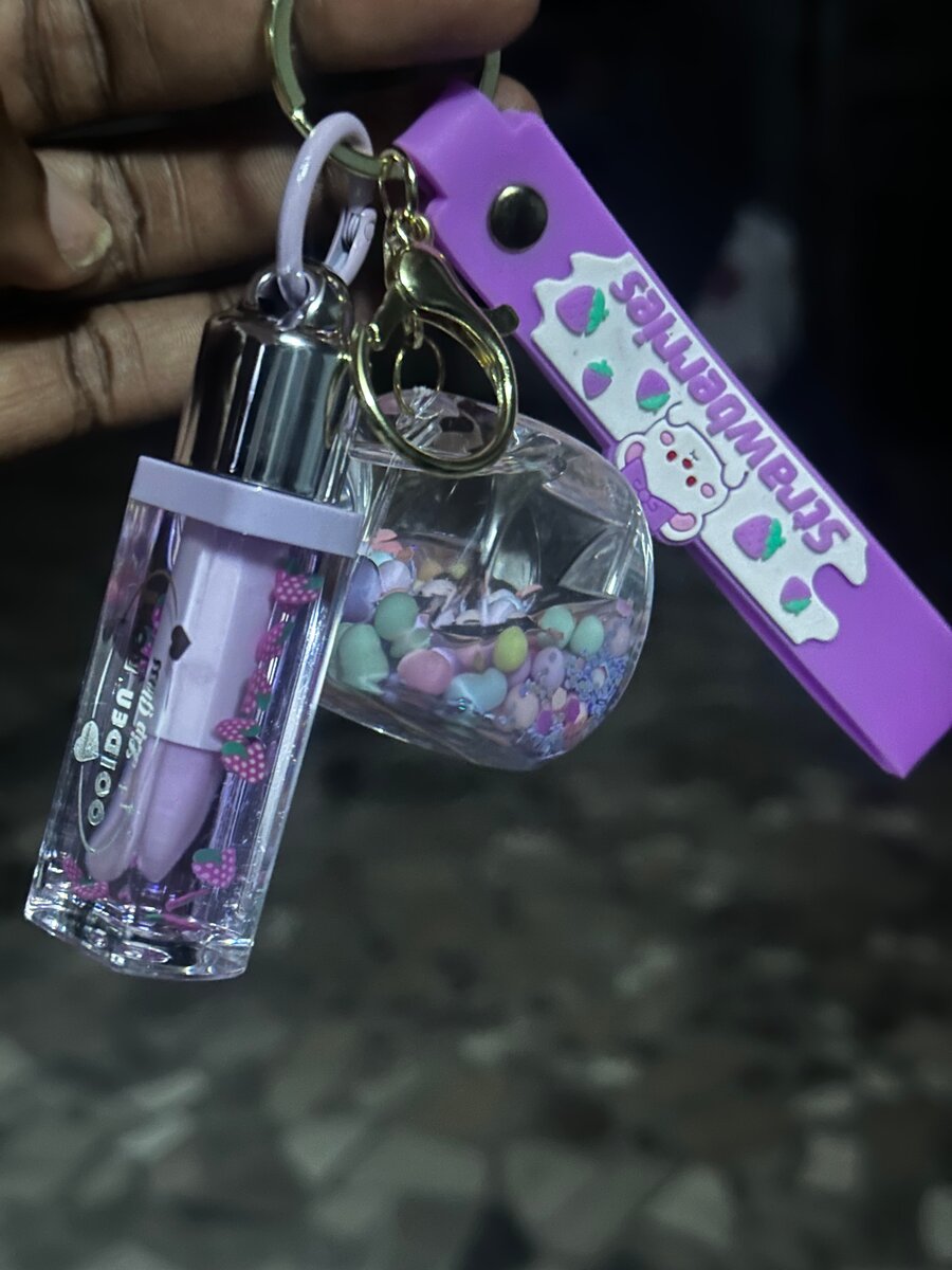 Kit porte clé -gloss hydratant