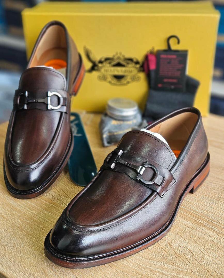 Mocassins en cuir élégants