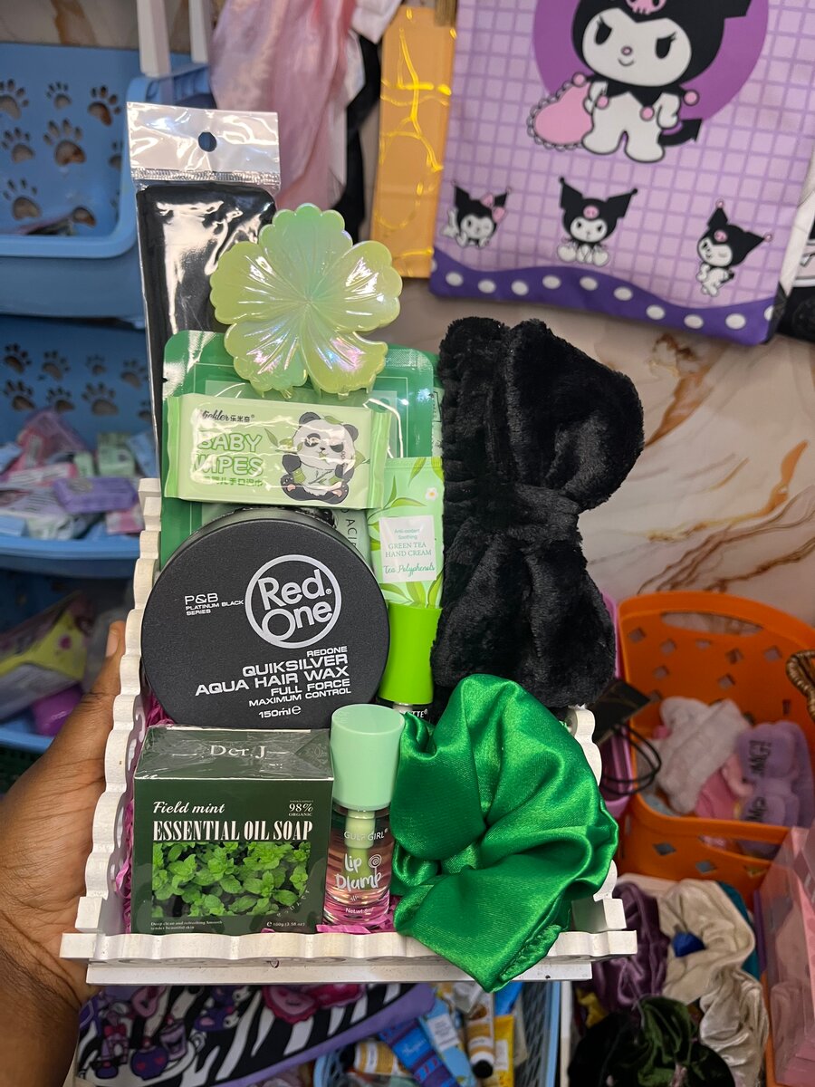 Coffret soin beauté violet