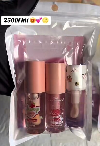 Kit de gloss à lèvres hydratant