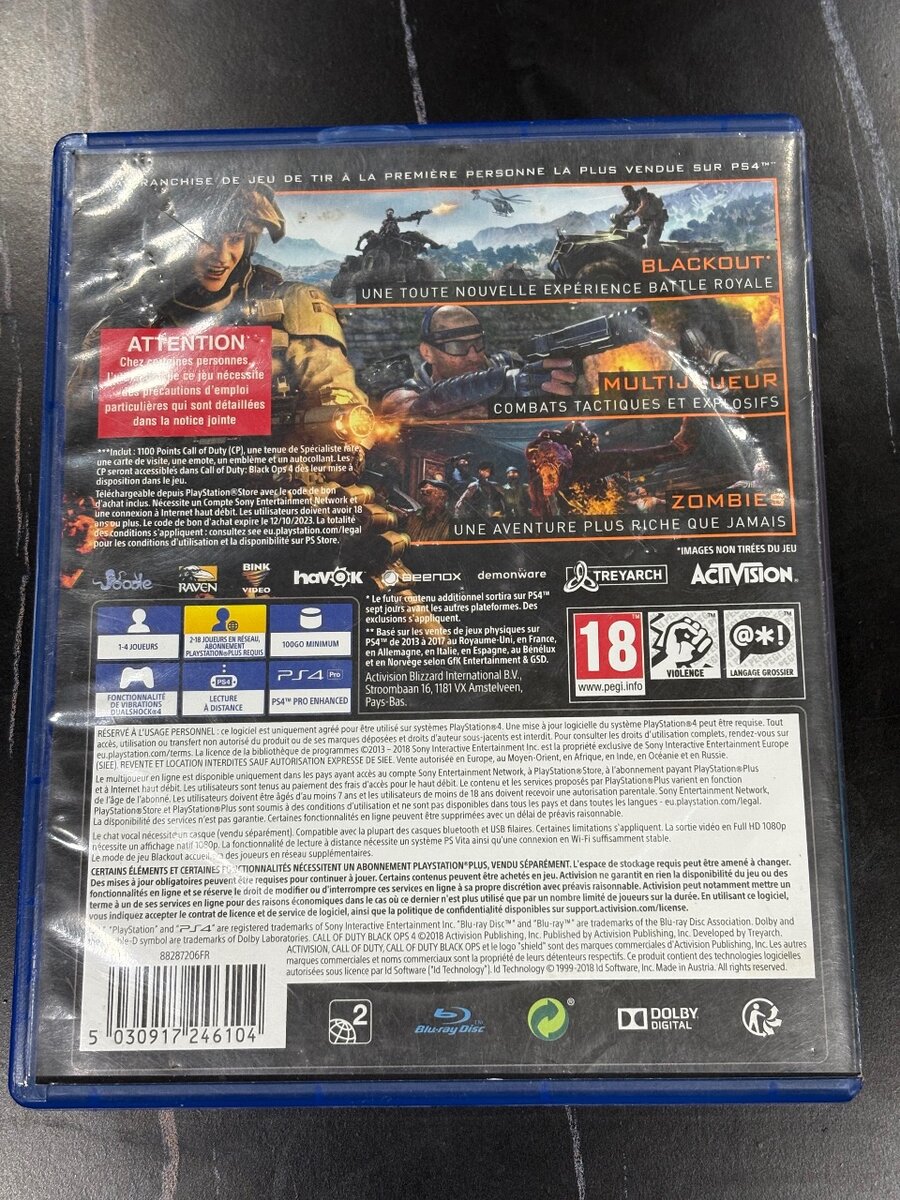 Call of Duty Black Ops 4 PS4