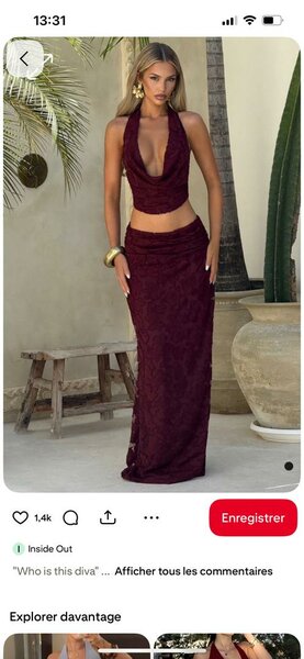 Robe longue dos nu élégante