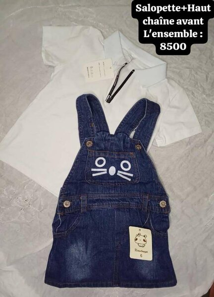 Ensemble Enfant Salopette et Haut