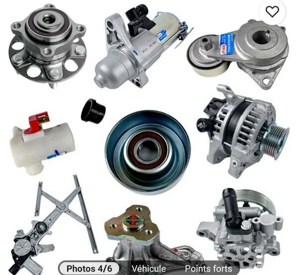 Pièces automobiles variées