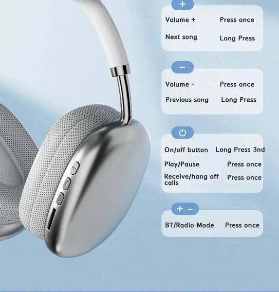 Casque Bluetooth P9