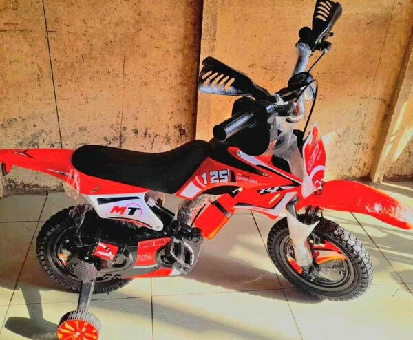 Mini moto cross enfant rouge