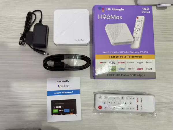 Boîtier TV H96 Max 4K Android