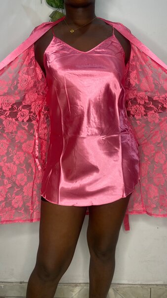 Silky Lace Nightwear Set