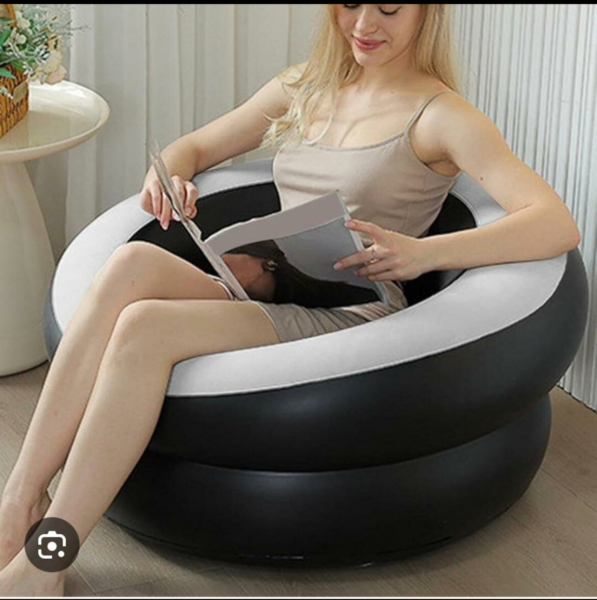 Fauteuil gonflable confortable